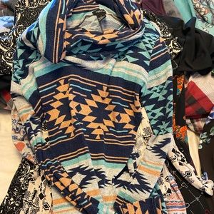 Knee length warm dress